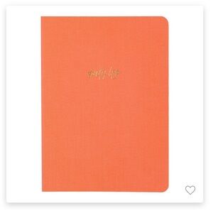 1‎ canoe2 Daily Log Guided Journal Tangerine